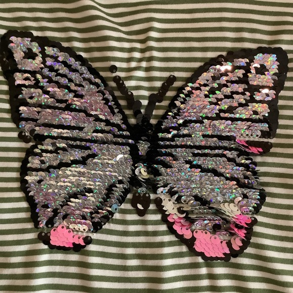 Btween & Cat & Jack Size 14 Girls Striped Top and White Top. Preloved - Picture 5 of 11